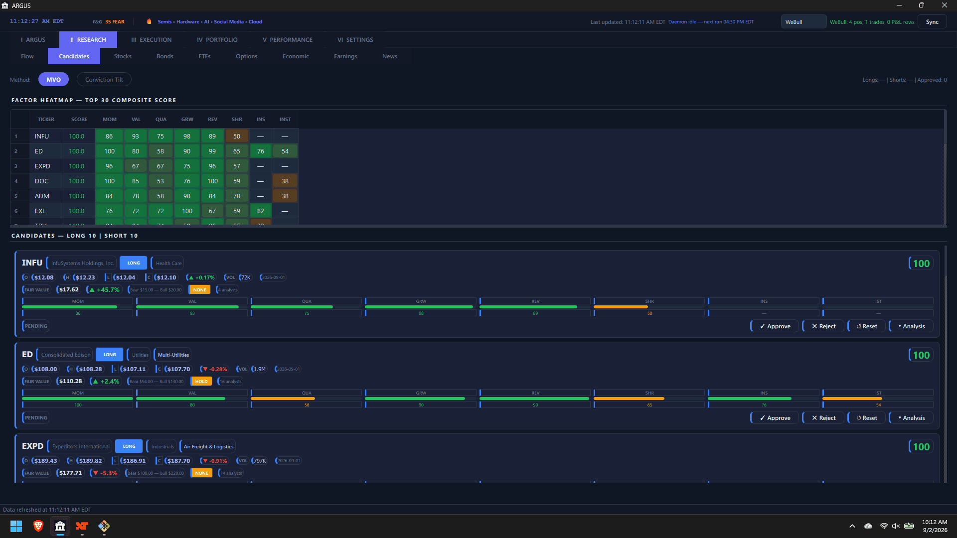 Argus Investment Analyst screenshot 4